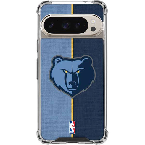 NBA Memphis Grizzlies Canvas Pixel 9/9 Pro Clear Case